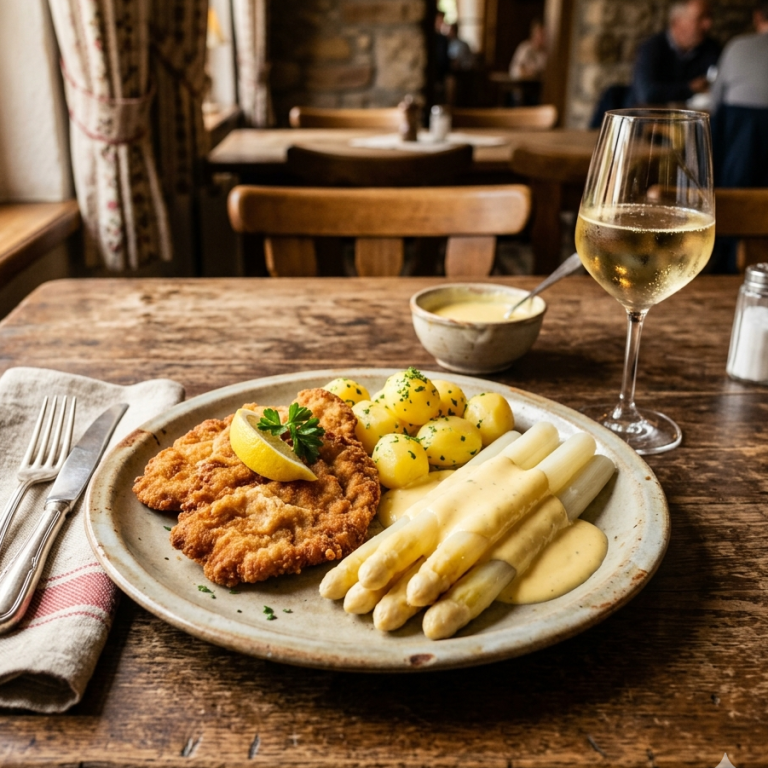 Osterhasenfamilie beim Essen in Hemmis Schlemmerhütte